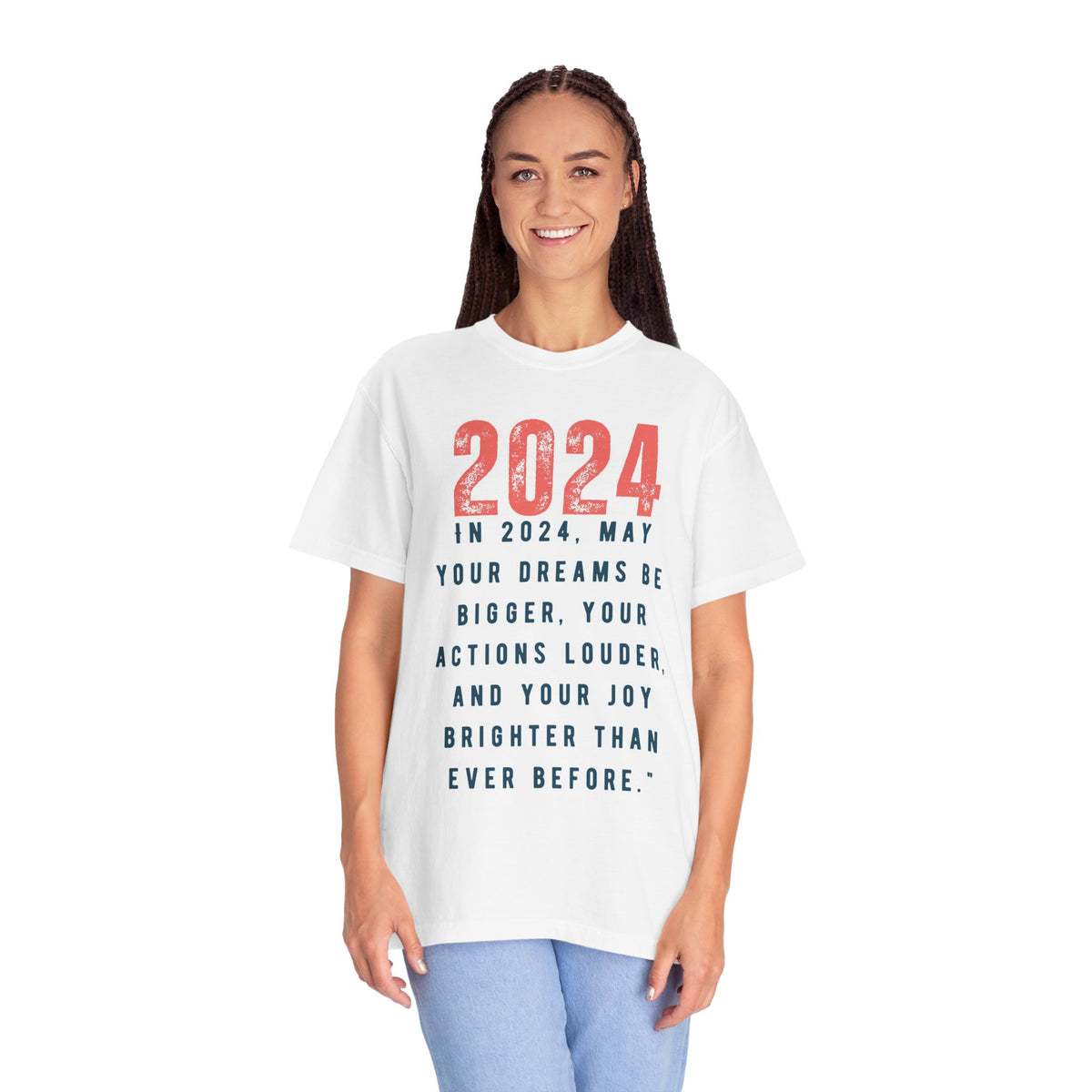 Camiseta unisex teñida en prenda
