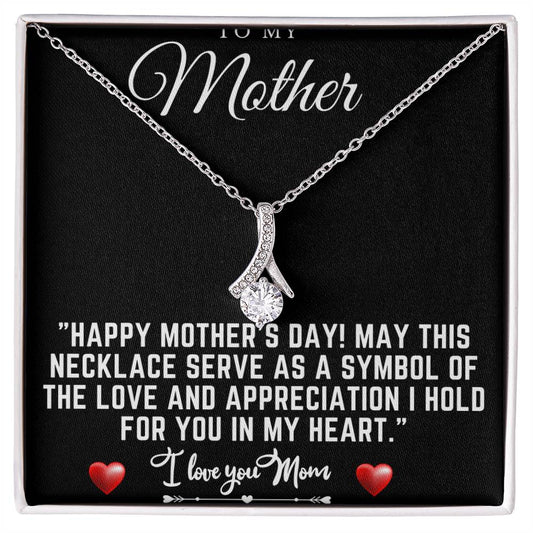 happy mothers day Alluring Beauty Necklace (Yellow & White Gold Variants)