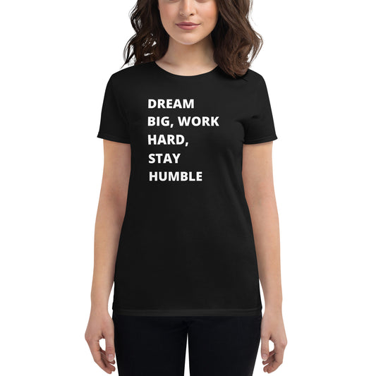 Camiseta de manga corta para mujer.