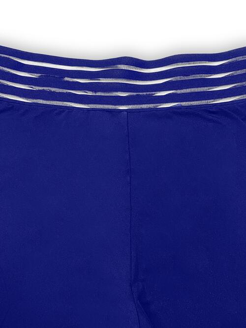 بالإضافة إلى حجم السراويل Bootcut حزام الخصر V